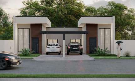 Casa com 2 quartos à venda na Rua Oscar Renaud, 129, Iguaçu, Araucária, 85 m2 por R$ 680.000