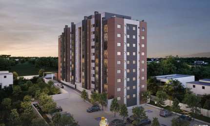Apartamento com 2 quartos à venda na Rua João Assef, Estação, Araucária, 44 m2 por R$ 265.690