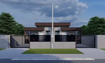 Casa com 3 quartos à venda na rua águia, 906, capela velha, araucária, 70 m2 por r$ 480.000
