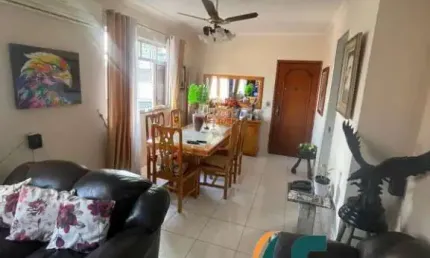 Apartamento com 3 quartos à venda na rua joão de barros, 102, aparecida, santos, 130 m2 por r$ 465.000