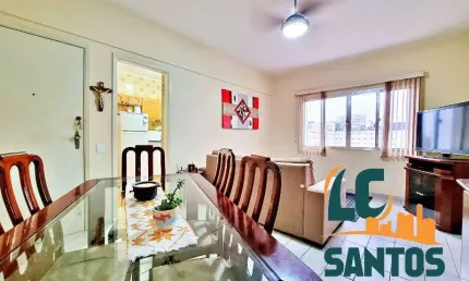 Apartamento com 2 quartos à venda na rua pedro américo, 96, campo grande, santos, 74 m2 por r$ 400.000