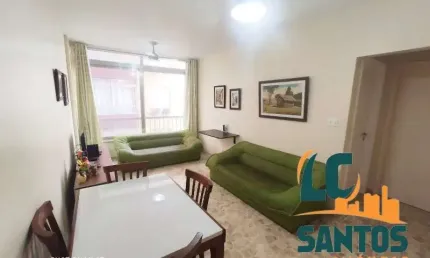 Apartamento com 1 quarto à venda na avenida presidente wilson, 18, gonzaga, santos, 60 m2 por r$ 585.000