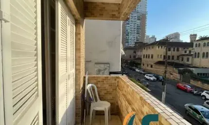 Apartamento no boqueirão - 3 dormitórios com varanda - 2 banheiros  - 92 m² - 1 vaga de garagem - quadra da praia