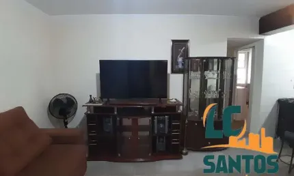 Apartamento no boqueirão 2 dormitórios sendo 1  suíte - 1 vaga de garagem  - esquina da praia.