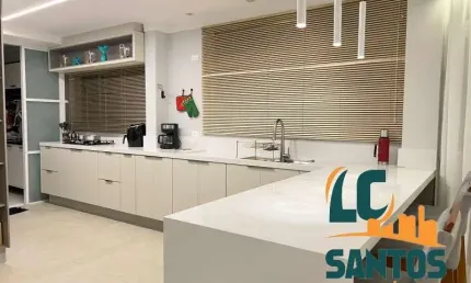 Apartamento com 4 quartos à venda na Avenida Bartolomeu de Gusmão, 9, Boqueirão, Santos, 208 m2 por R$ 2.690.000