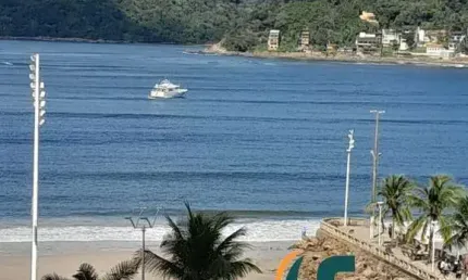 Apartamento com 1 quarto à venda na Rua Amador Bueno da Ribeira, 61, Gonzaguinha, São Vicente, 52 m2 por R$ 250.000