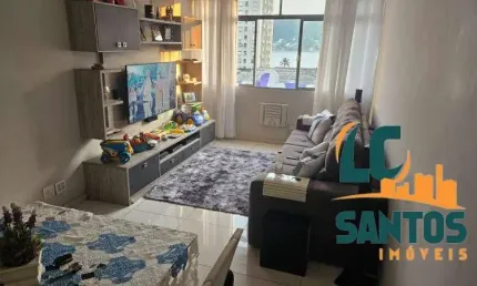Apartamento com 2 quartos à venda na Rua Amador Bueno da Ribeira, 196, Centro, São Vicente, 113 m2 por R$ 405.000
