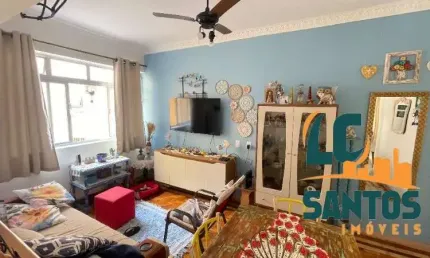 Apartamento com 2 quartos à venda na rua colômbia, 36, boqueirão, santos, 73 m2 por r$ 440.000