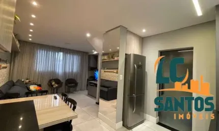 Moderna e finamente decorada: Casa com 2 suítes no Marapé, pronta para morar