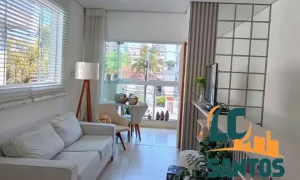 Casa com 2 quartos à venda na rua com alfaia rodrigues, 23, embaré, santos, 80 m2 por r$ 889.000