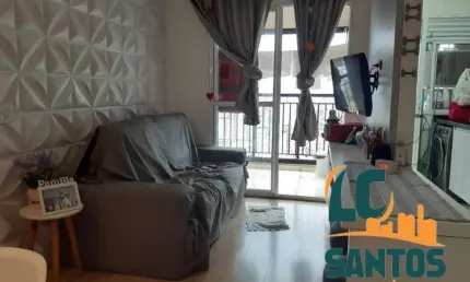 Apartamento com 2 quartos à venda na Rua Godofredo Fraga, 10, Marapé, Santos, 63 m2 por R$ 690.000