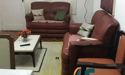 Apartamento com Vista Lateral para o Mar no Itararé em  São Vicente/SP