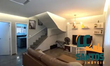 Casa com 3 quartos à venda na rua josé clemente pereira, 181, campo grande, santos, 120 m2 por r$ 860.000