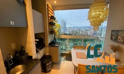 Apartamento com 2 quartos à venda na rua andré vidal de negreiros, 117, ponta da praia, santos, 80 m2 por r$ 1.375.000