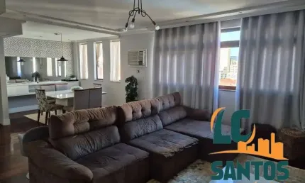 Apartamento com 4 quartos à venda na Avenida Washington Luís, 366, Gonzaga, Santos