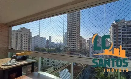 Apartamento de alto padrão na ponta da praia em santos .