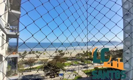 Apartamento boqueirão / vista mar / porteira fechada