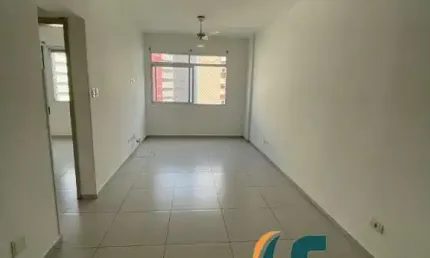 Apartamento com 1 quarto para alugar na avenida presidente wilson, 230, josé menino, santos, 50 m2 por r$ 2.500