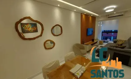 Apartamento com 3 quartos à venda na travessa lélia, 93, aparecida, santos, 94 m2 por r$ 870.000