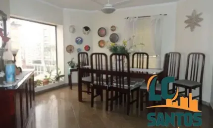 Apartamento com 4 quartos à venda na Rua Bolivar, 252, Boqueirão, Santos, 270 m2 por R$ 1.600.000