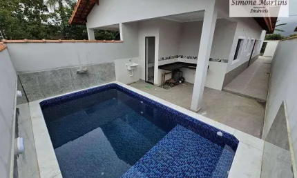 Casa com 3 dormitórios à venda, 72 m² por R$ 419.900,00 - Nova Itanhaém - Itanhaém/SP
