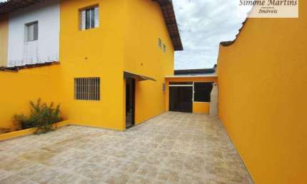 Sobrado com 2 dormitórios à venda, 70 m² por R$ 289.000,00 - Balneario Nossa Senhora de Fatima - Mongaguá/SP