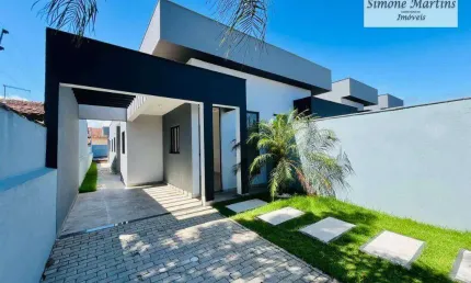 CASA NOVA COM PISCINA Á VENDA NA CIDADE DE ITANHAÉM