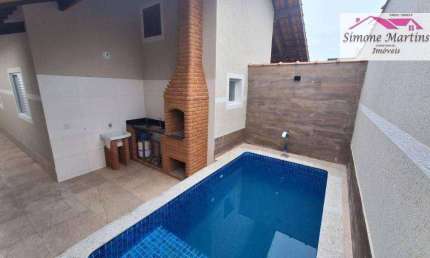 Casa com 3 dormitórios à venda, 75 m² por R$ 409.000,00 - Jardim Corumbá - Itanhaém/SP