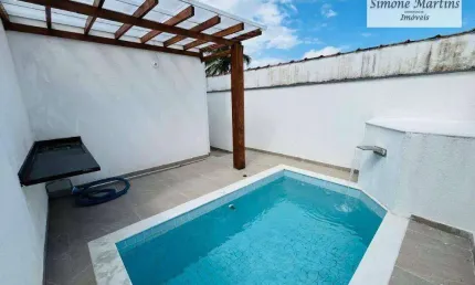 CASA NOVA LADO PRAIA COM PISCINA NA CIDADE DE ITANHAEM