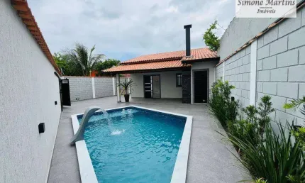 Casa com 3 dormitórios à venda, 100 m² por r$ 690.000,00 - balneário walquene - itanhaém/sp