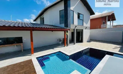 Casa com 3 dormitórios à venda, 117 m² por R$ 820.000 - Jardim Suarão - Itanhaém/SP