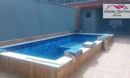 Belíssima Casa Nova com psicina, 3 dormitórios à venda, por R$ 490.000 - Balneario Raul Cury - Itanhaém/SP