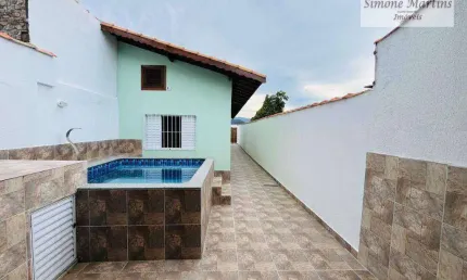 Casa com piscina na praia de mongagua  por apenas r$258.000,00
