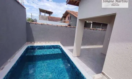 Casa com 2 dormitórios à venda, 62 m² por R$ 319.900,00 - Estância Balneária Tupy - Itanhaém/SP