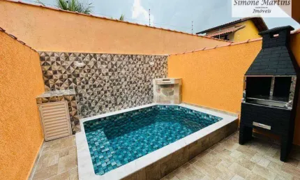 Sobrado com 2 dormitórios à venda, 59 m² por r$ 319.000,00 - cibratel ii - itanhaém/sp
