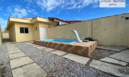 Casa com piscina e 2 dormitórios à venda, 82 m² por R$ 340.000 - Balneário Marazul - Itanhaém/SP