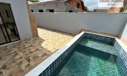 Casa com 2 dormitórios à venda, 65 m² por r$ 369.900 - balneário jardim de itanhaém (f/grandesp) - itanhaém/sp