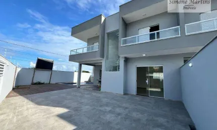 Sobrado com 3 dormitórios à venda, 107 m² por R$ 749.000,00 - Cibratel II - Itanhaém/SP