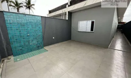 Casa com 3 dormitórios e piscina à venda, 78 m² por R$ 585.000 - Jardim Suarão - Itanhaém/SP