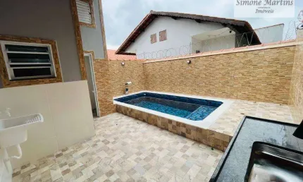 Casa com 2 dormitórios à venda, 72 m² por R$ 350.000 - Balneário Veneza - Itanhaém/SP