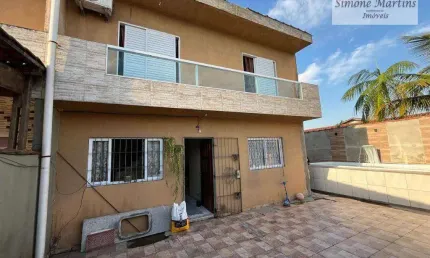 Sobrado com 2 quartos à venda, 80 m² por R$ 299.000 - Balneário Regina Maria - Mongaguá/SP