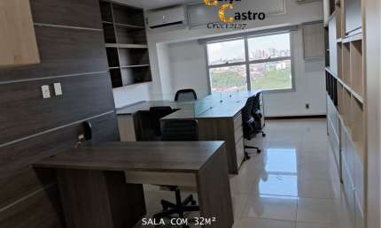 Sala comercial com 1 sala para alugar na Avenida Doutor Theomário Pinto da Costa, 811, Chapada, Manaus