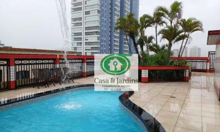Maravilhosa cobertura Tríplex  a tres quadras da Praia  no Bairro Aparecida proximo a Ponta da Praia  e proximo ao shopping .