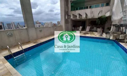 Loft com 1 quarto à venda, 68m² - gonzaga - santos/sp.