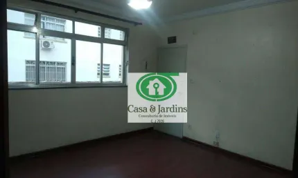 Apartamento  2 dormitórios à venda, 100 m² por r$ 450.000 - boqueirão - santos/sp