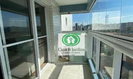 Apartamento com 1 dormitório à venda, 56 m² por r$ 585.000,00 - boqueirão - santos/sp