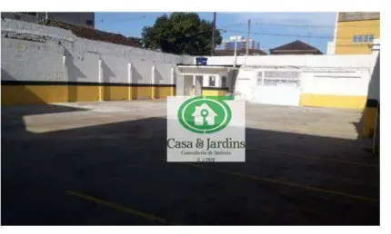 Terreno comercial para alugar na Rua Comendador Alfaya Rodrigues, 291, Embaré, Santos