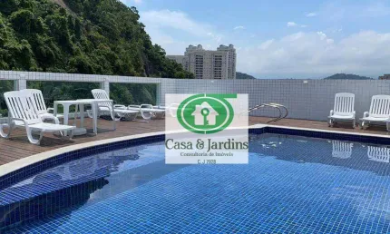 Apartamento com 2 dormitórios à venda, 51 m² por r$ 460.000,00 - marapé - santos/sp