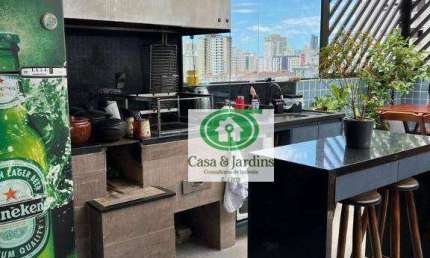 Linda Cobertura com 3 dormitórios à venda, 207 m² por R$ 960.000 - Marapé - Santos/SP