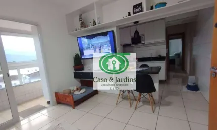 Apartamento com 2 dormitórios à venda, 62 m² por R$ 340.000,00 - Caiçara - Praia Grande/SP